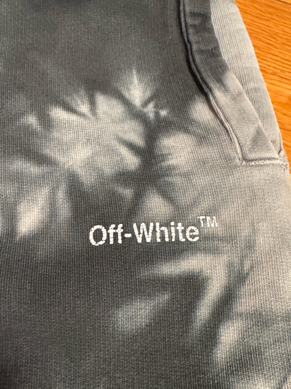 Off-White Tie Dye Bleach Wash Sweatpants *read description - Picture 3 of 16